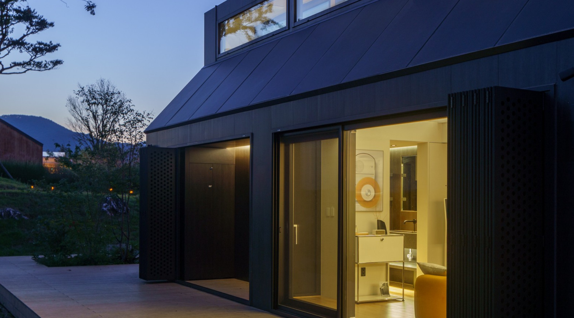petite maison préfabriquée 34m2 Smart Cottage par LG petite maison préfabriquée 34m2 Smart Cottage par LG