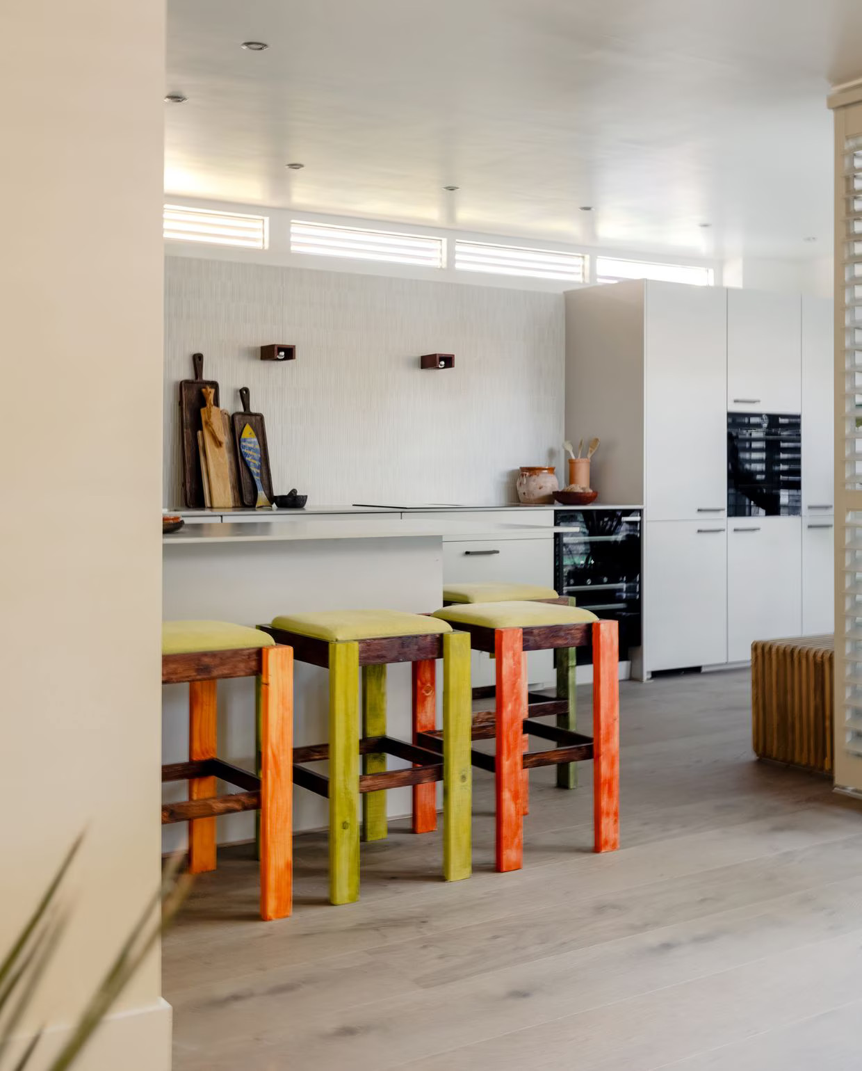 cuisine avec îlot décoration contemporaine