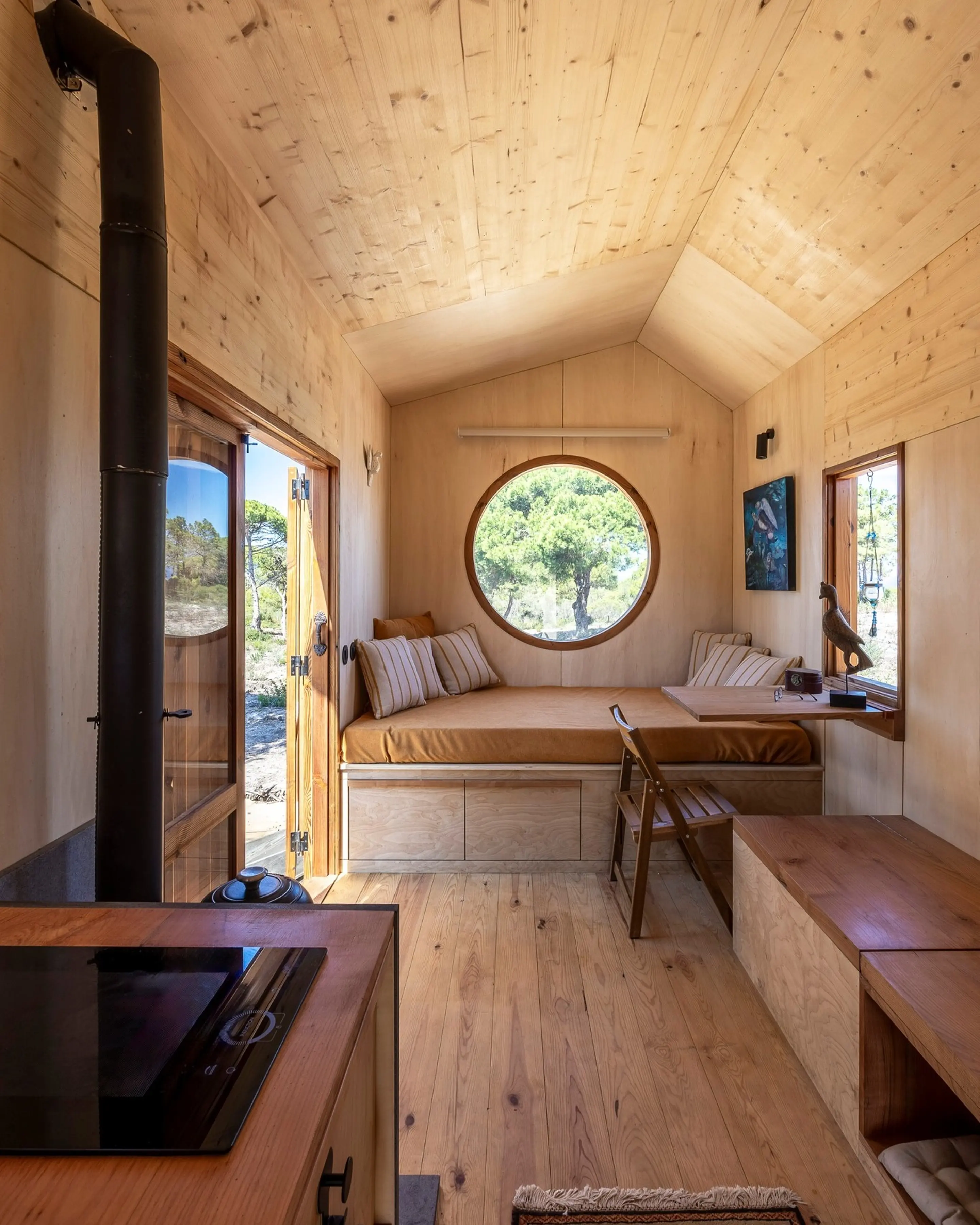 intérieur tiny house 19m2 Morena Madeiguicho intérieur tiny house 19m2 Morena Madeiguicho