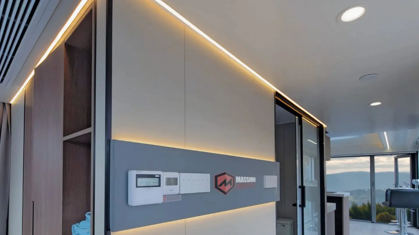centre de commande tiny house intelligente et connectée Massimo Modular