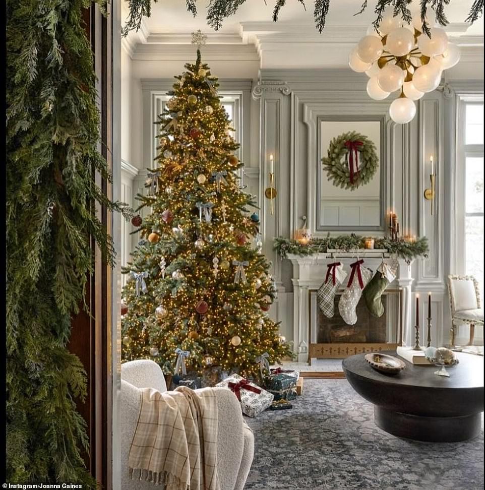 salon décoration Noël Gaines