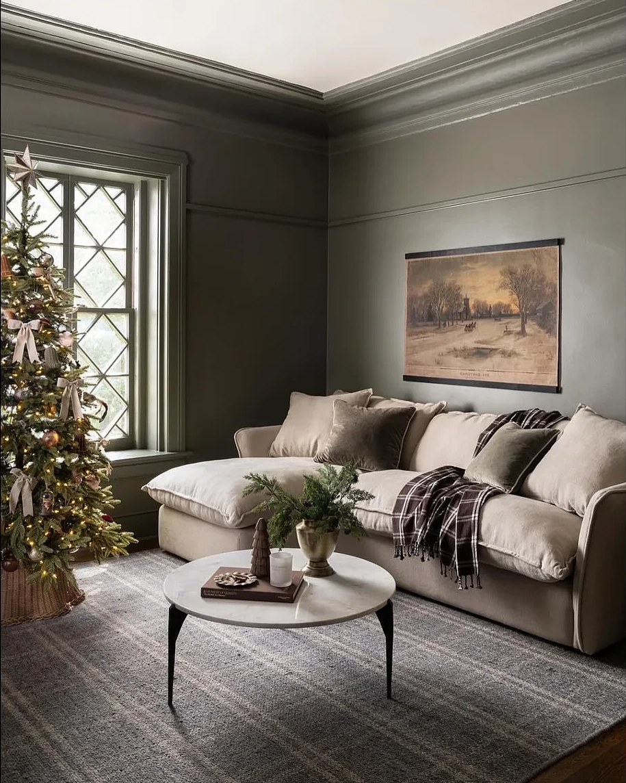 salon décoration Noël Gaines