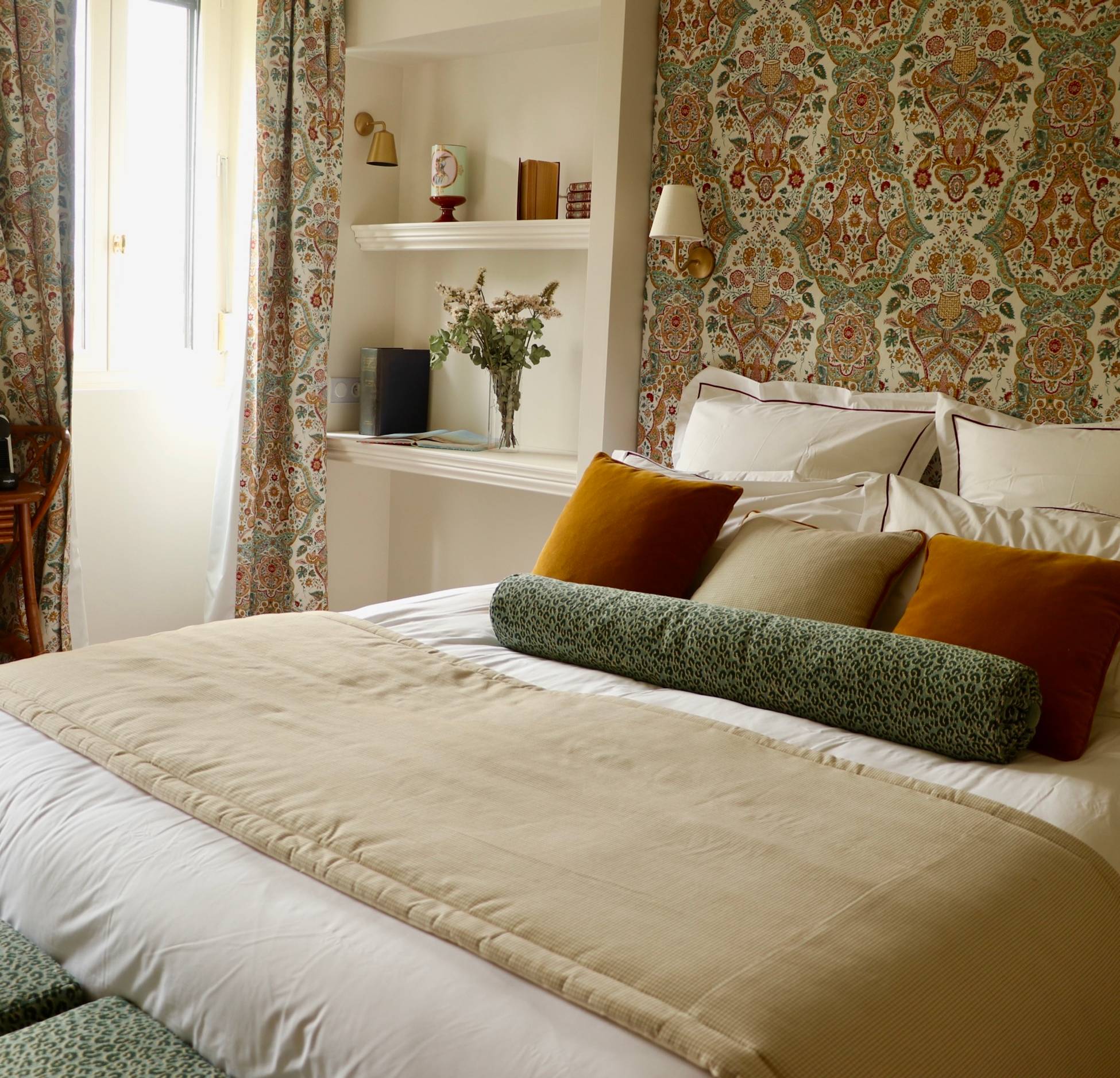 chambre décoration rustique chic maison normande Maison Mouche chambre décoration rustique chic maison normande Maison Mouche