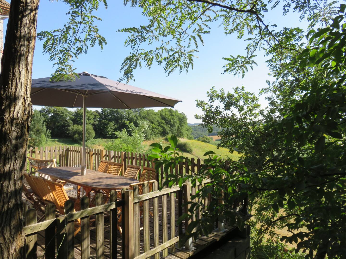 terrasse vue campagne
