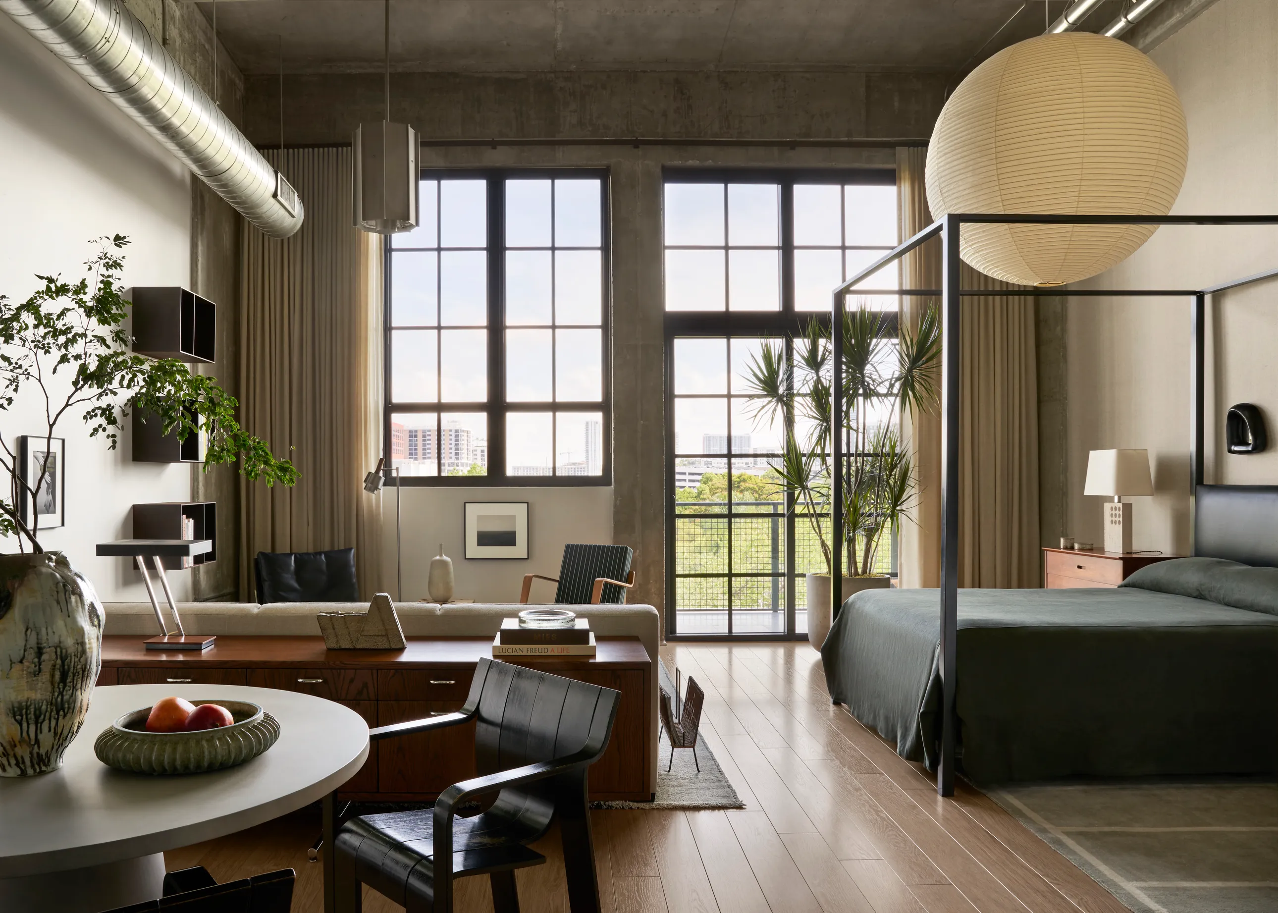 salon et chambre loft décoration contemporaine salon et chambre loft décoration contemporaine