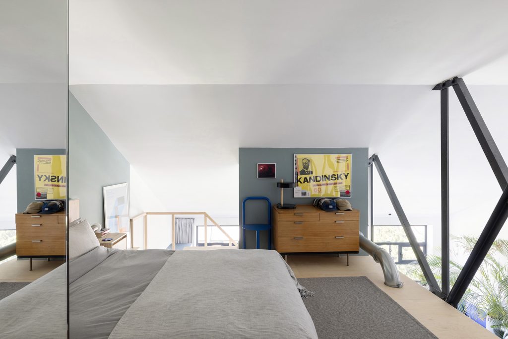 chambre sur mezzanine