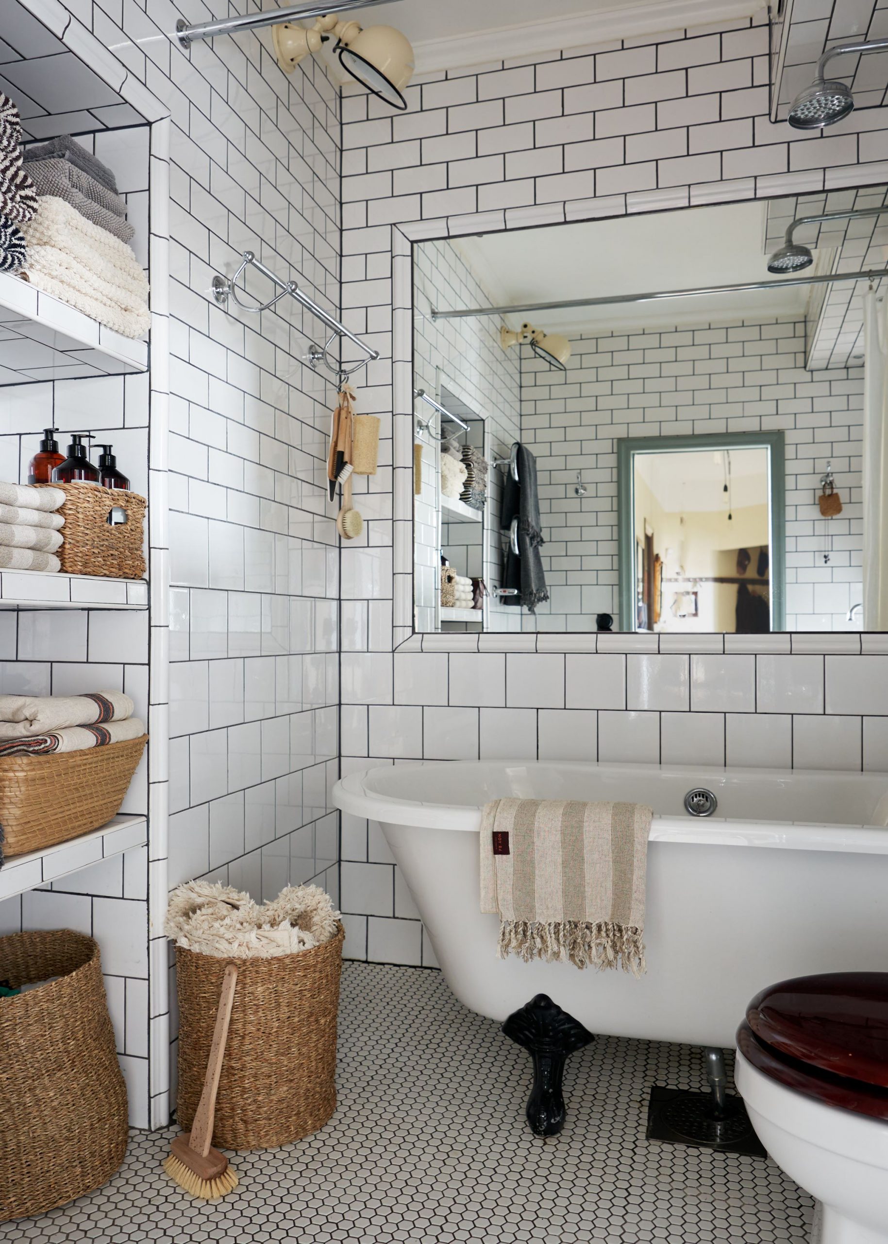 salle de bain décoration vintage