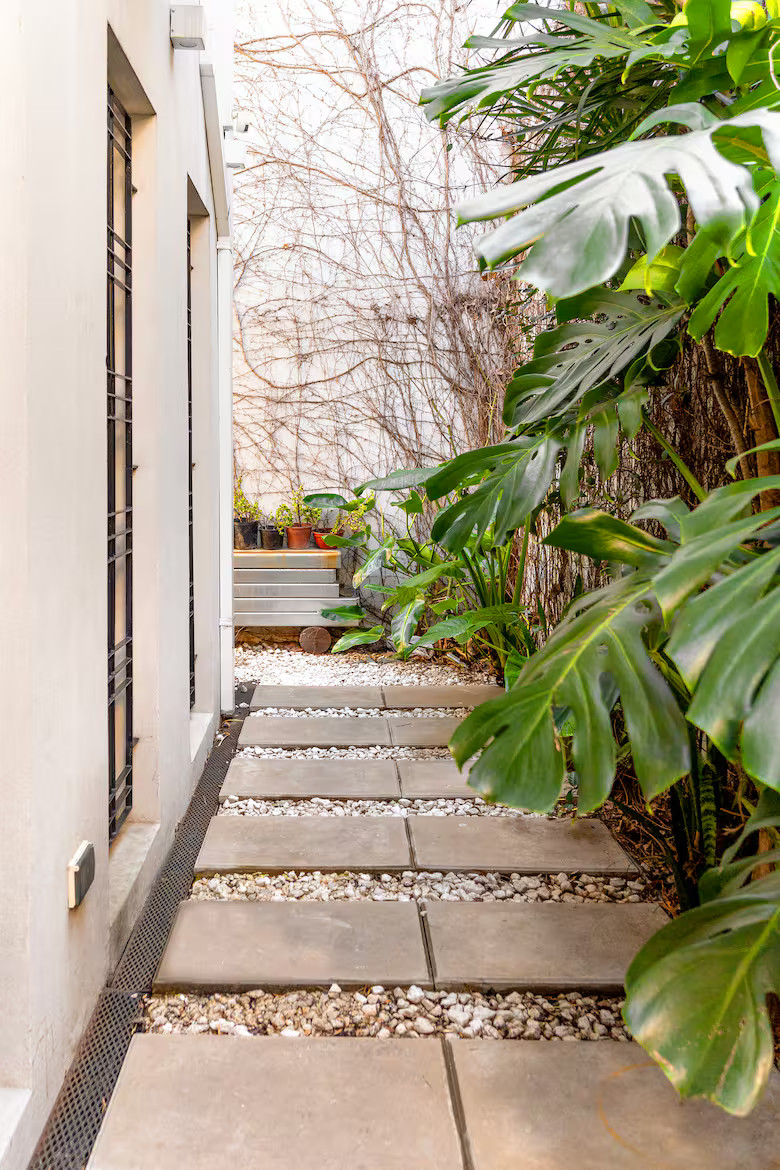terrasse maison rénovée