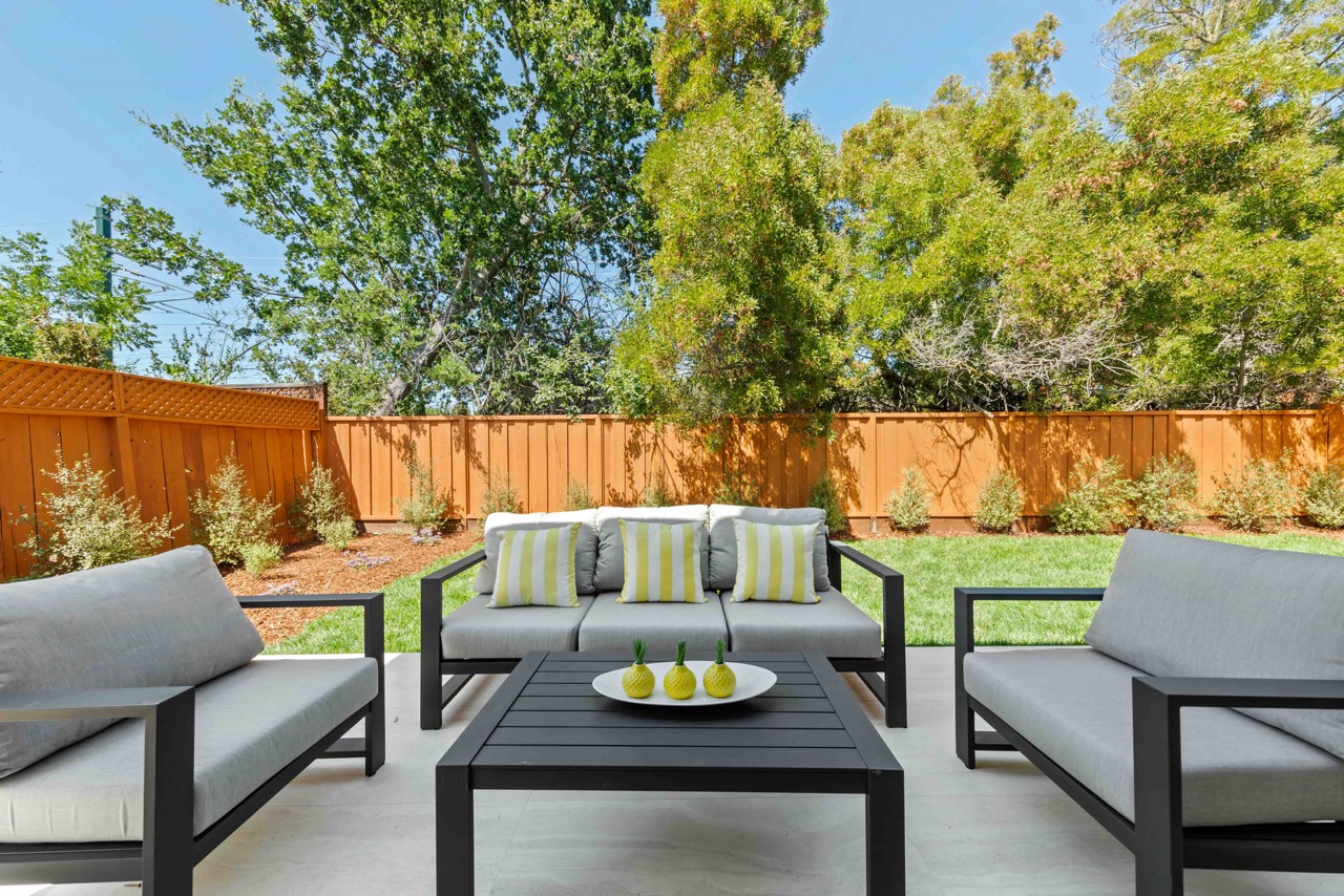 jardin avec palissade bois maison SIDCO HOMES