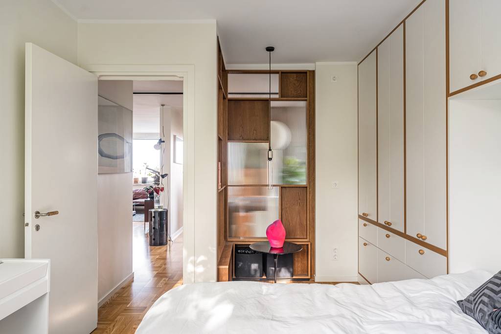 chambre avec verrière vintage appartement 87m2