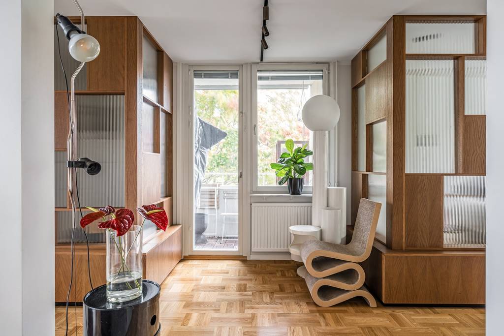 salon avec terrasse
