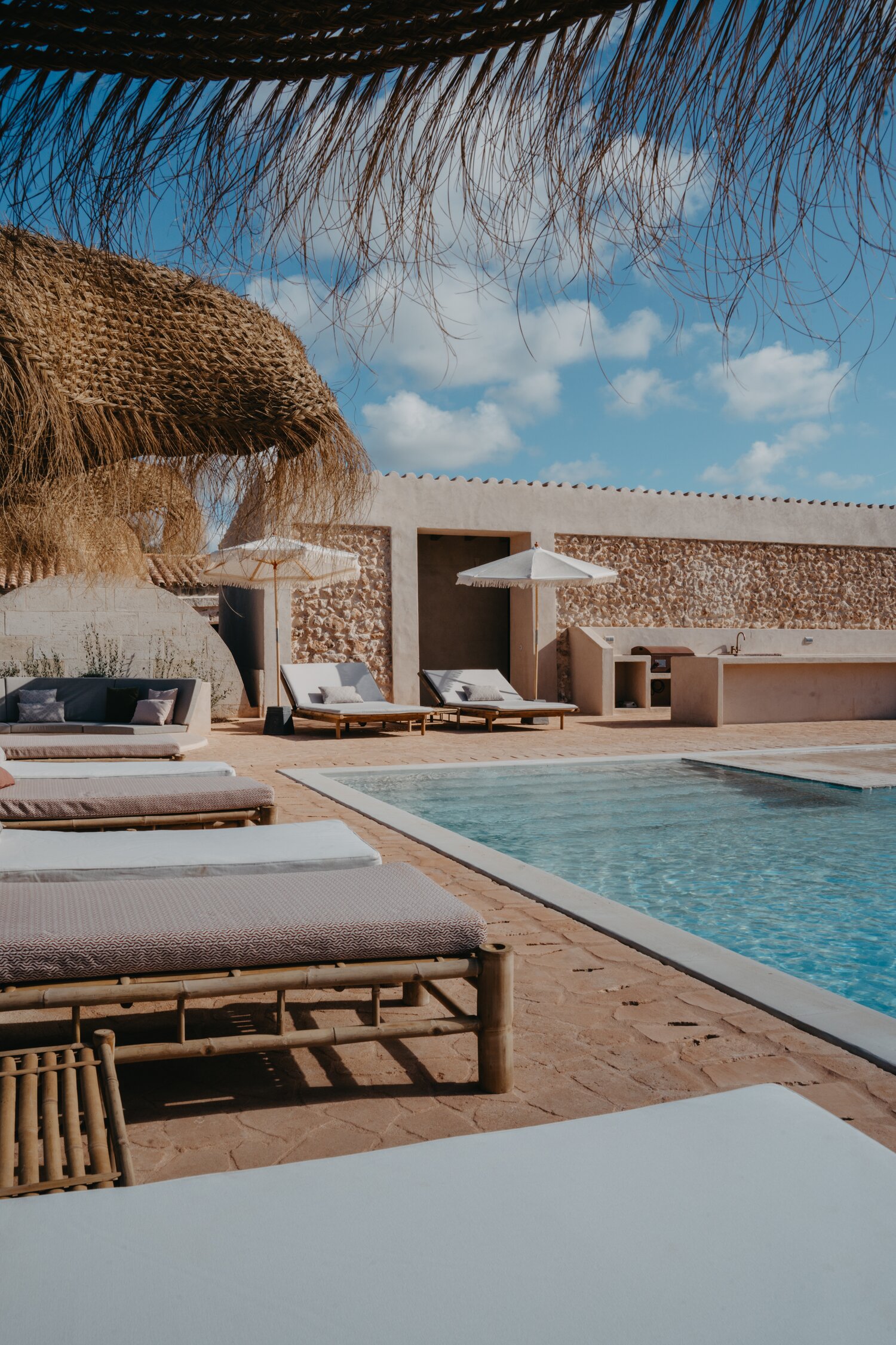 piscine domaine Santa Ana Minorque piscine domaine Santa Ana Minorque