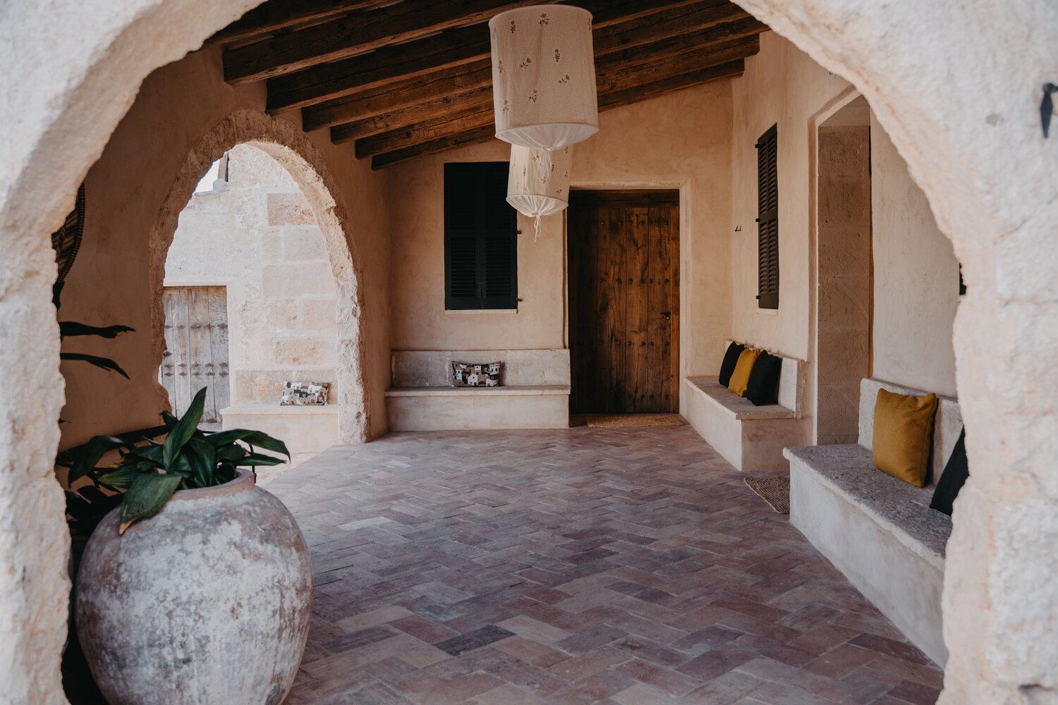 terrasse domaine Santa Ana Minorque terrasse domaine Santa Ana Minorque
