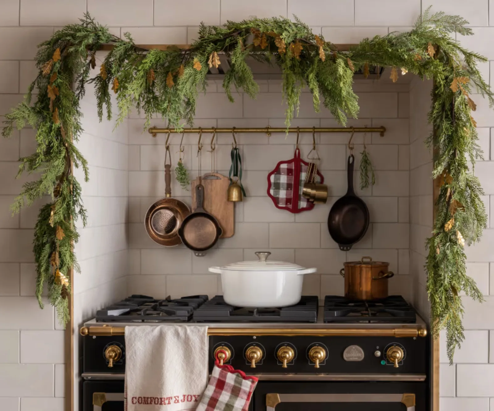 cuisine décoration Noël Gaines