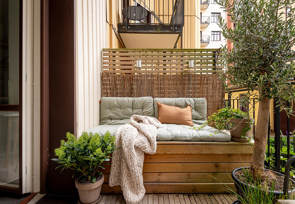 balcon sur cour