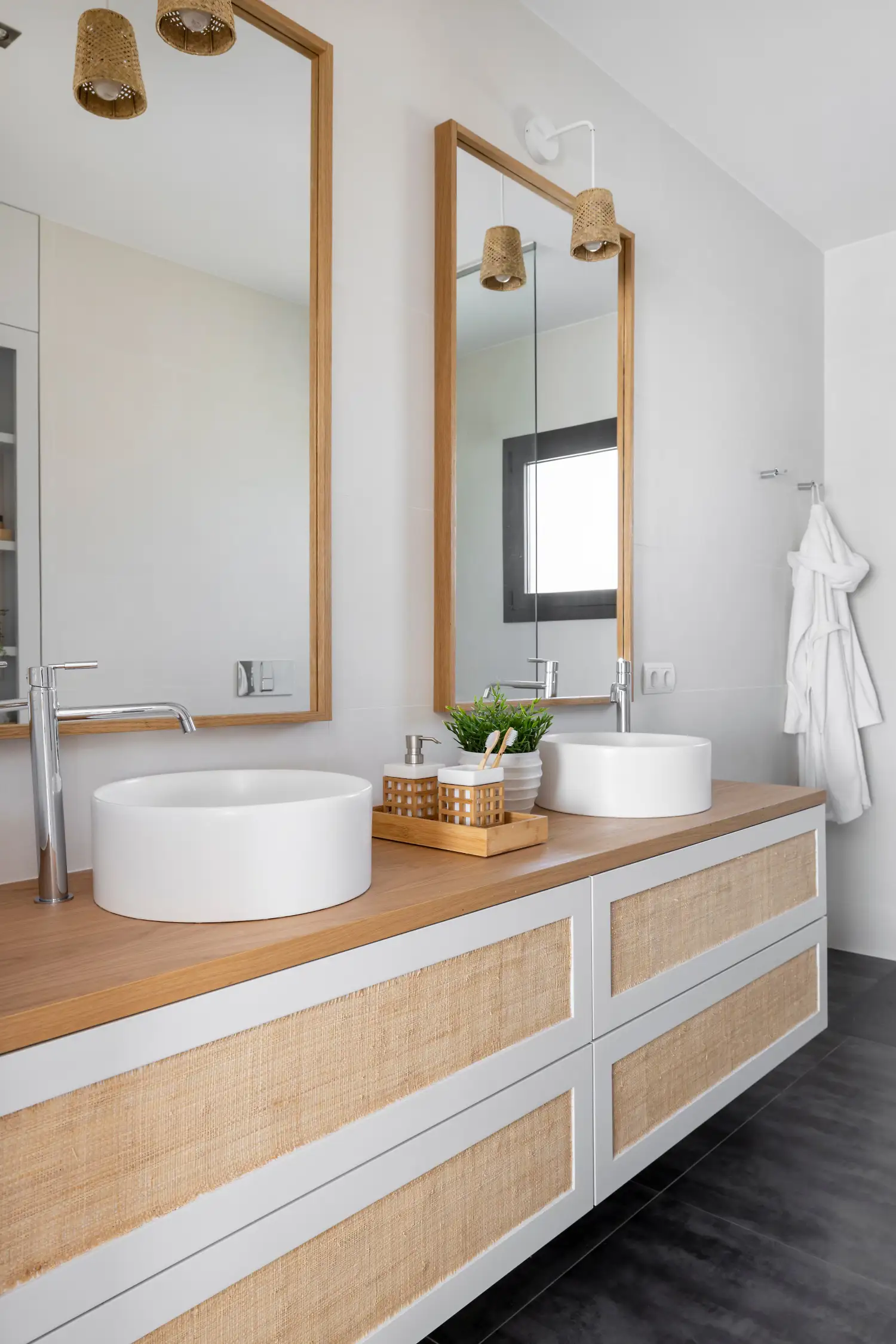 salle de bain décoration naturelle appartement 39m2 salle de bain décoration naturelle appartement 39m2