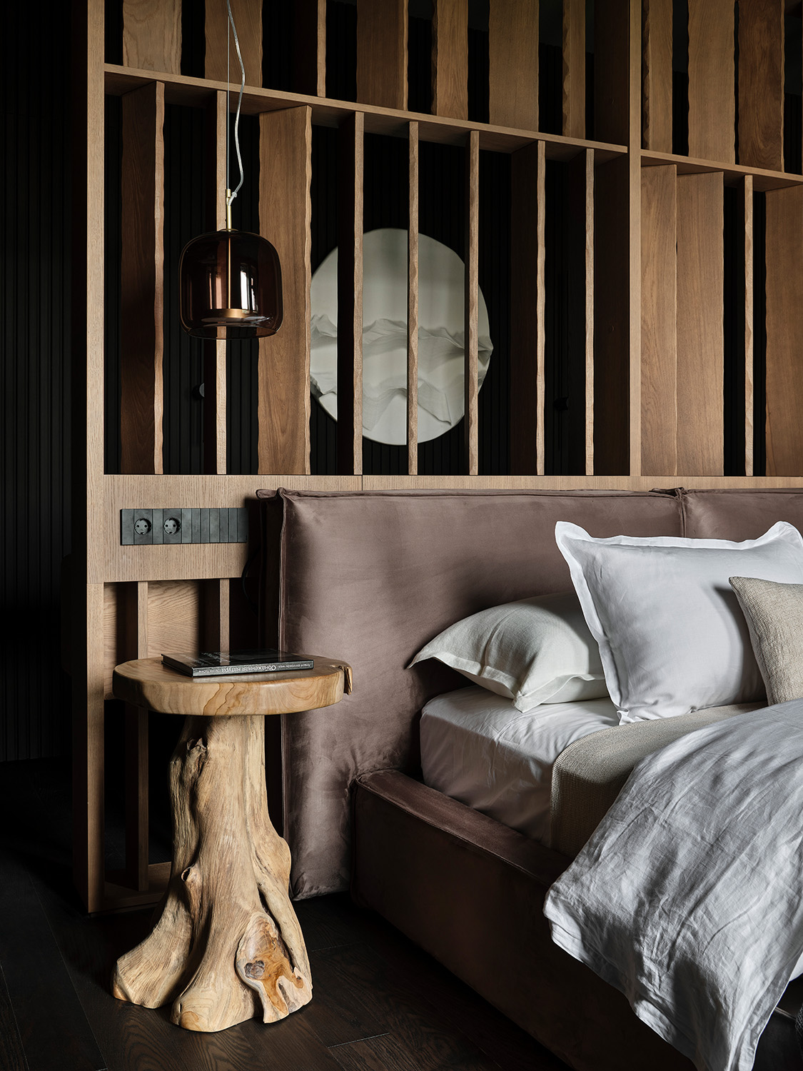 chambre avec claustra orientable