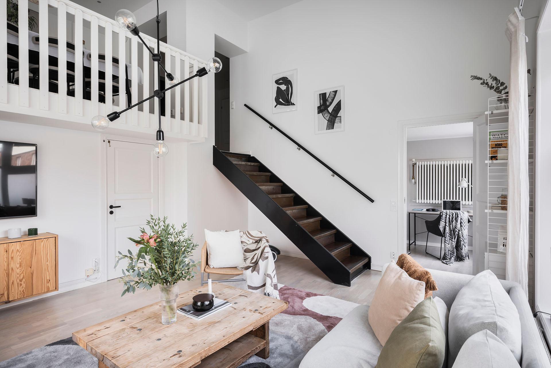 salon double hauteur appartement duplex de 91m2 salon double hauteur appartement duplex de 91m2