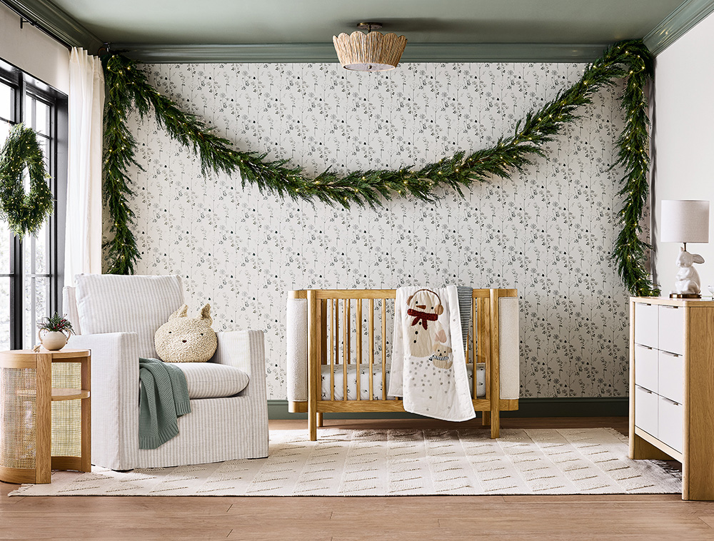 chambre bébé décoration Noël Crate & Barrel chambre bébé décoration Noël Crate & Barrel