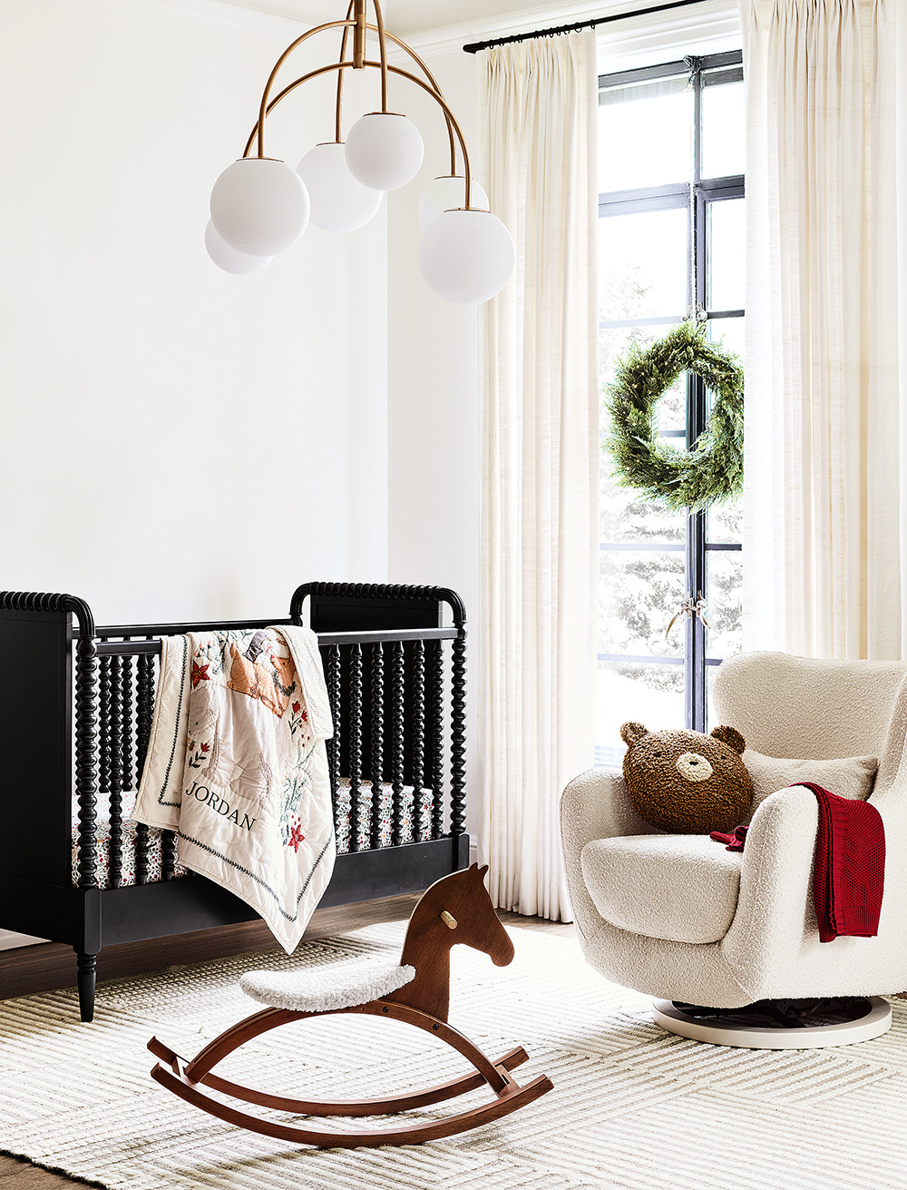 chambre bébé décoration Noël Crate & Barrel chambre bébé décoration Noël Crate & Barrel