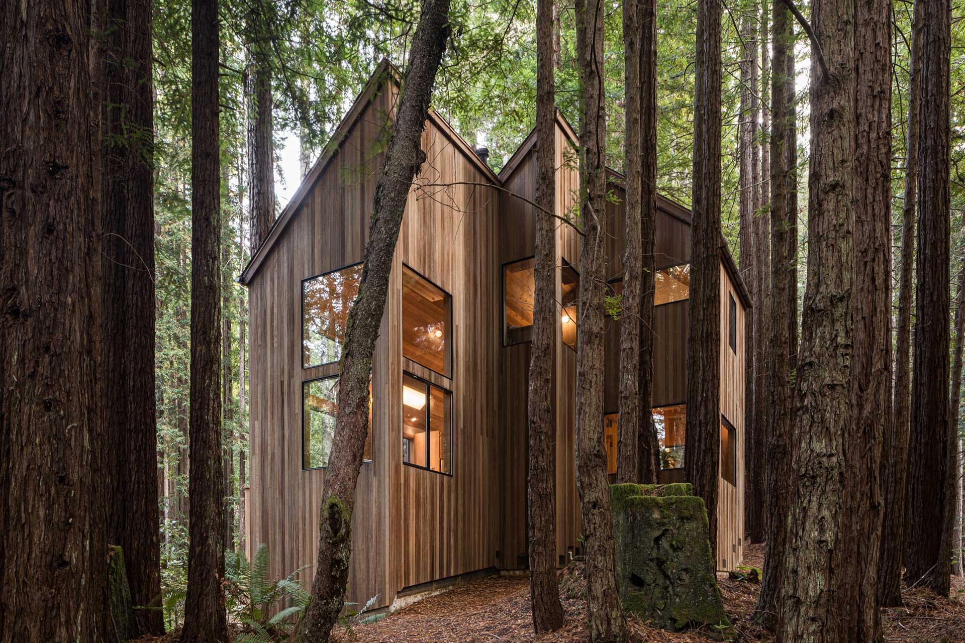 maison en bois Sea Ranch Californie