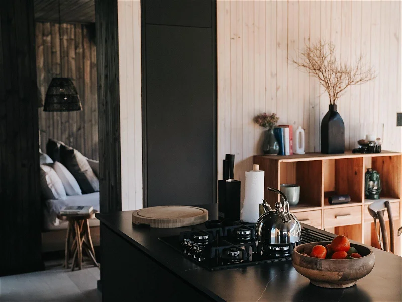 salon maison préfabriquée et modulaire en bois Verloren par Huizen Modular Homes