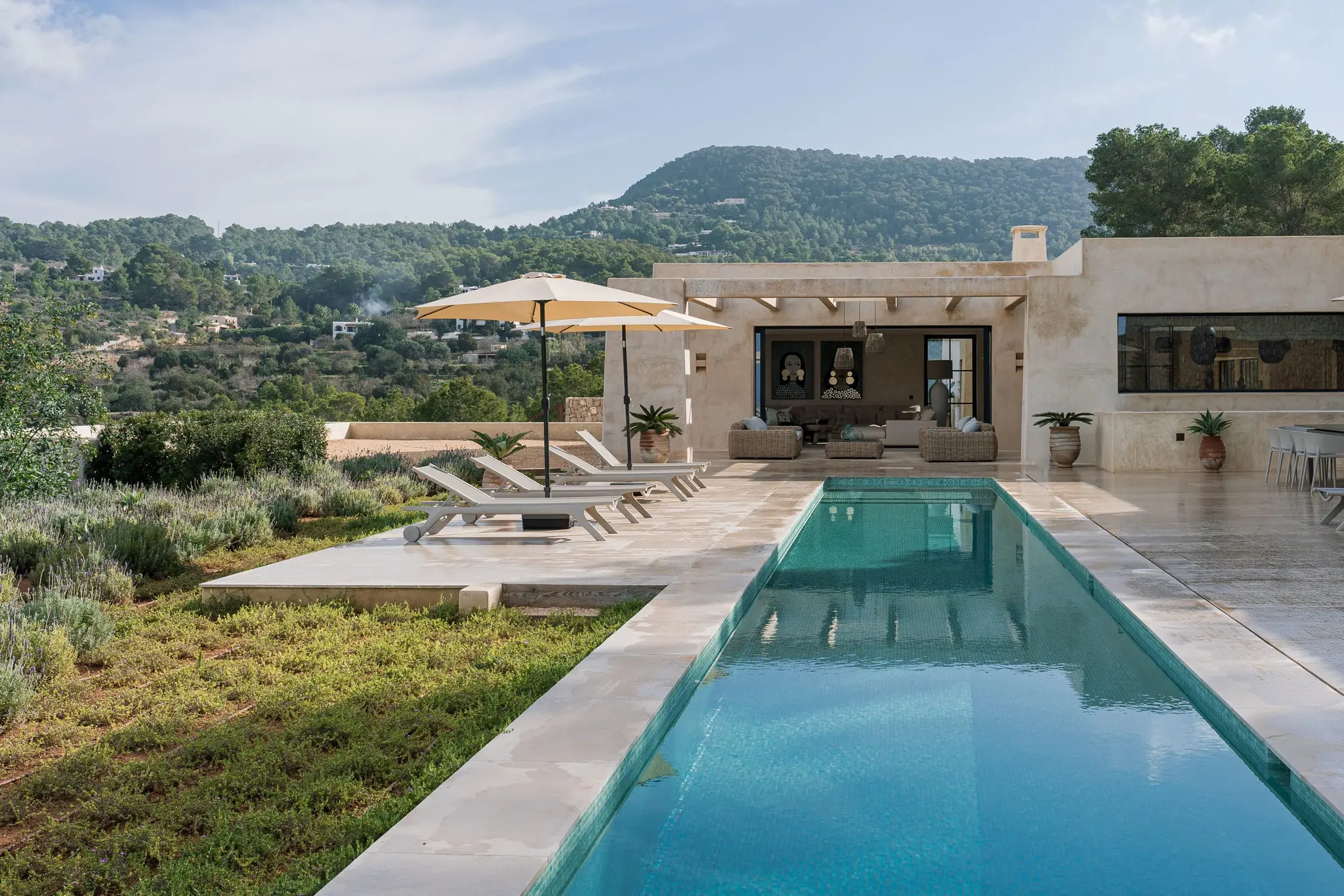 maison à toit plat à Ibiza avec piscine maison à toit plat à Ibiza avec piscine
