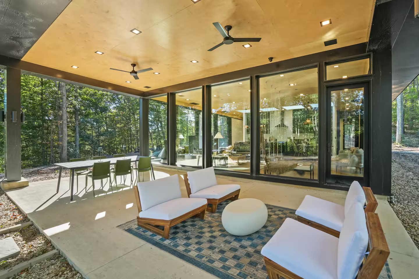 terrasse maison contemporaine en bois