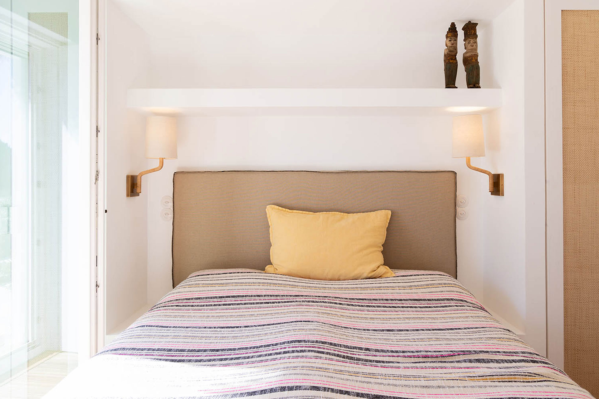 chambre décoration naturelle Pego Villa