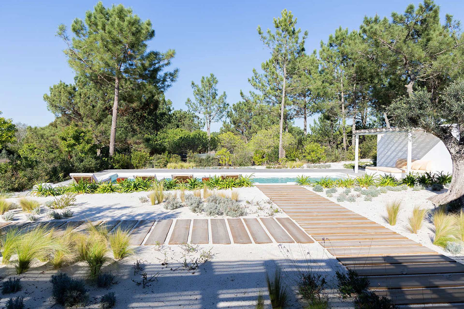 jardin avec piscine Pego Villa