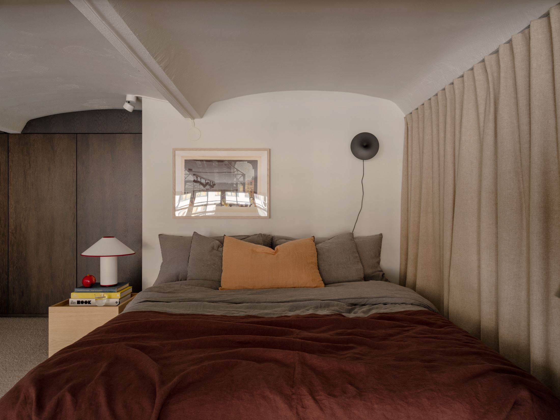 chambre sur mezzanine appartement en duplex 67m2 décoration vintage style petit loft chambre sur mezzanine appartement en duplex 67m2 décoration vintage style petit loft
