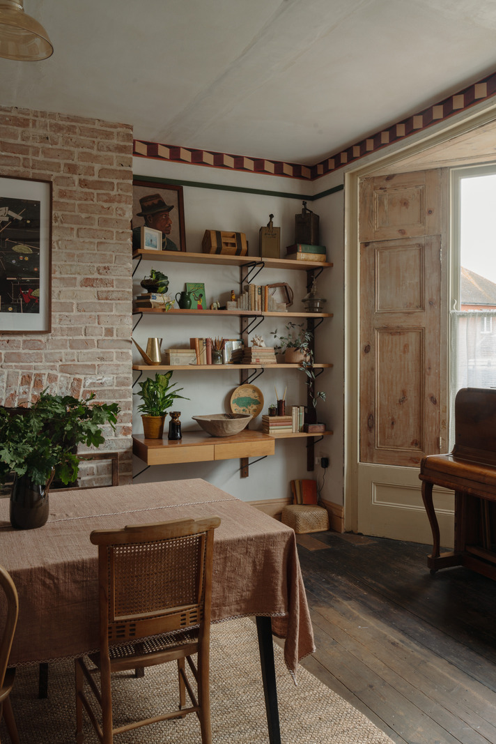 salle à manger décoration vintage