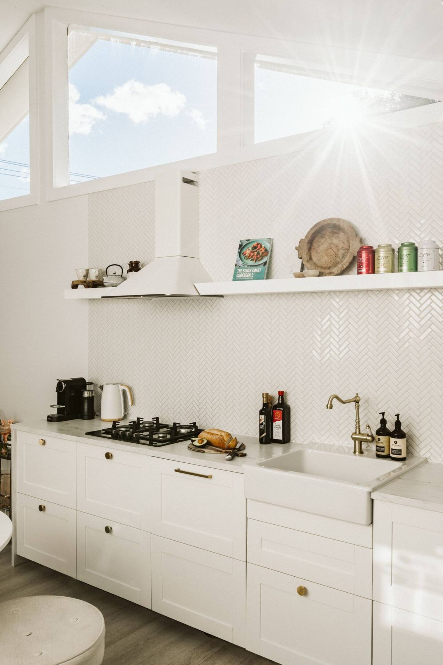 cuisine décoration contemporaine maison de plage