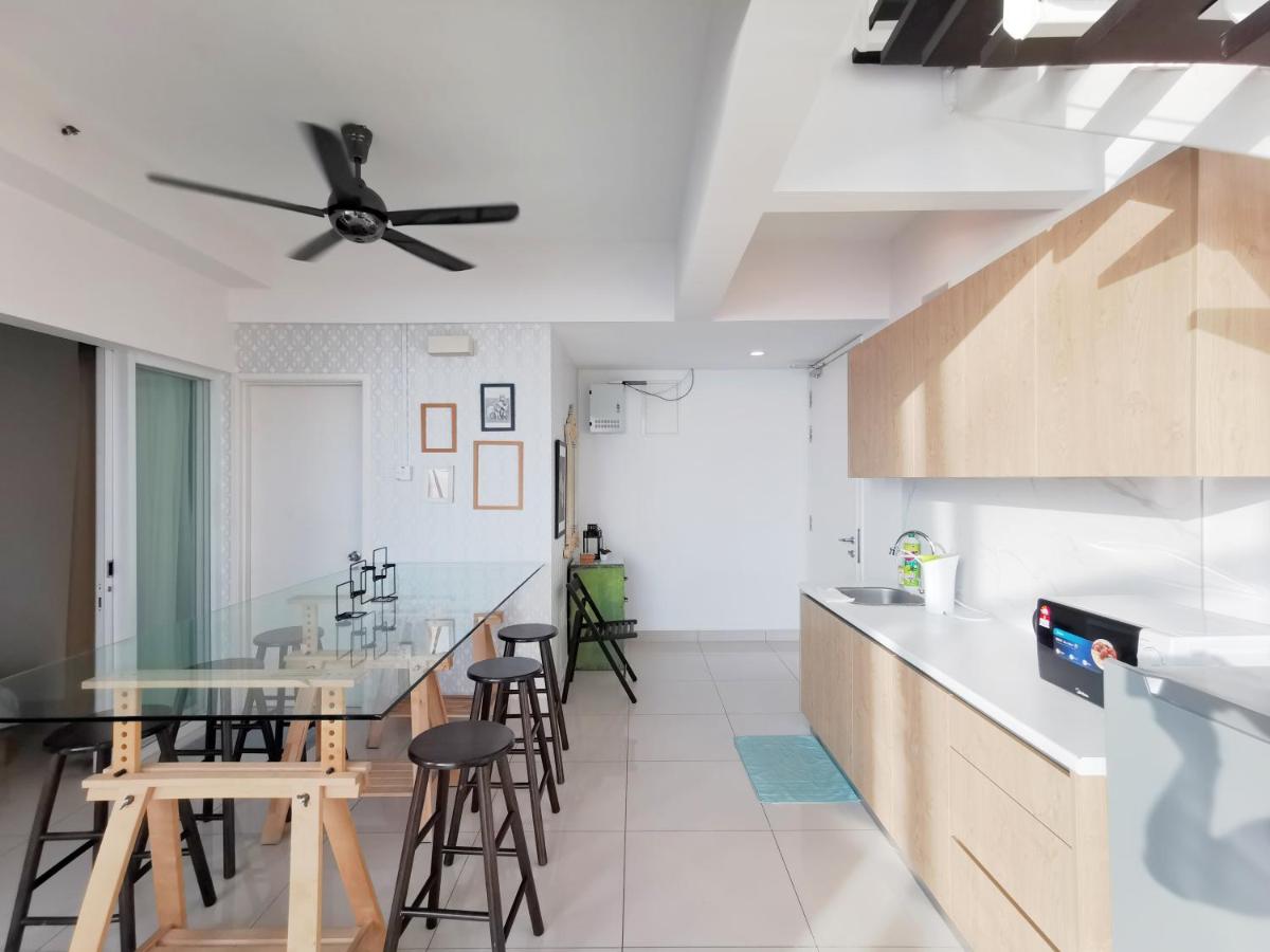 cuisine design bois clair appartement en duplex