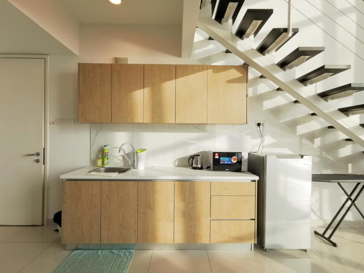 cuisine design bois clair appartement en duplex