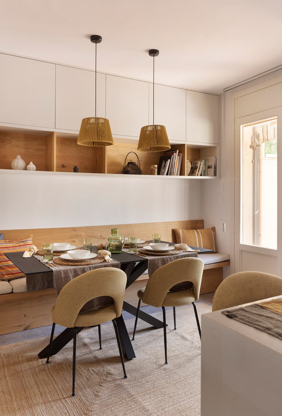 salle à manger petit appartement 57m2 