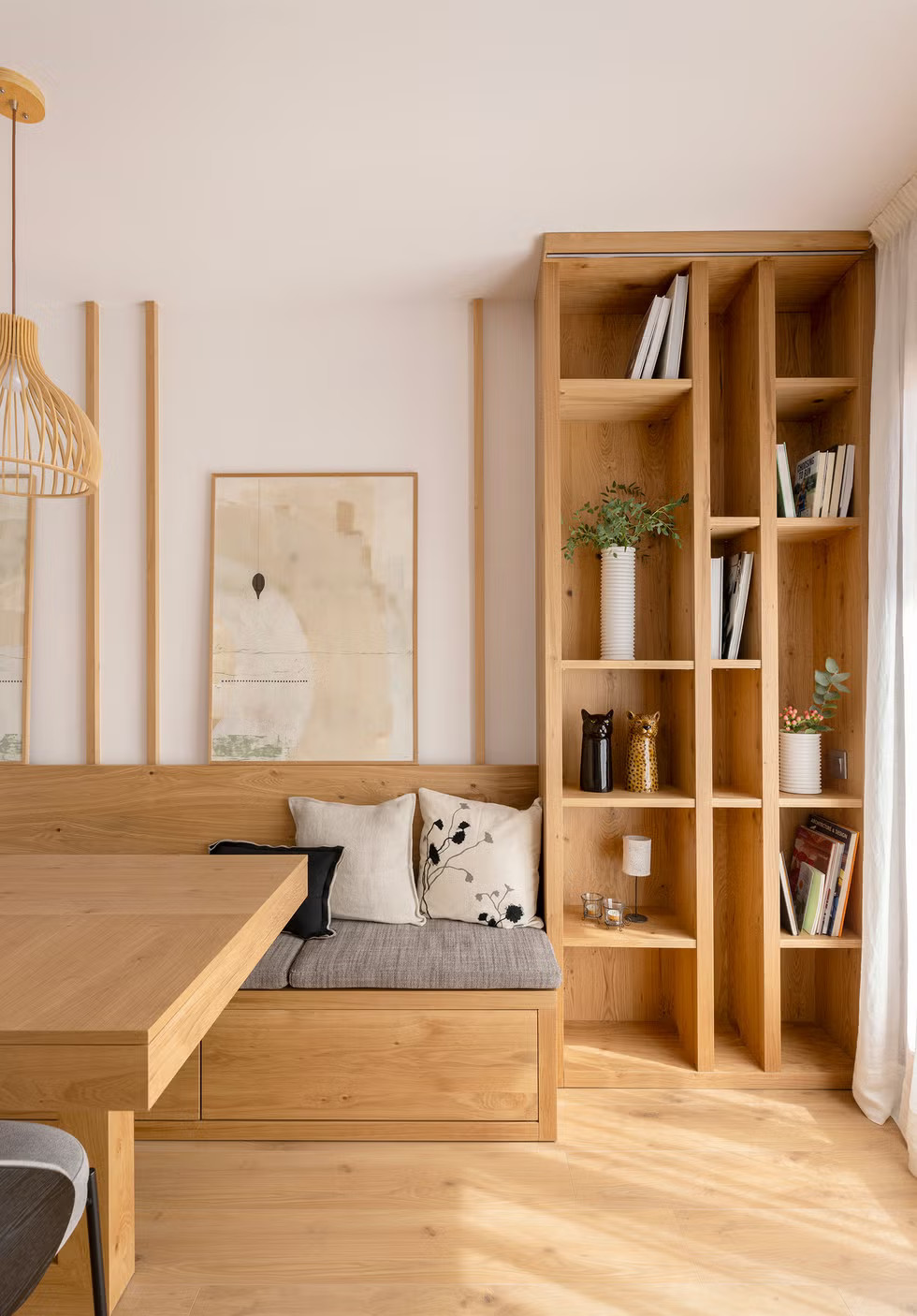 salle à manger petit appartement 57m2 