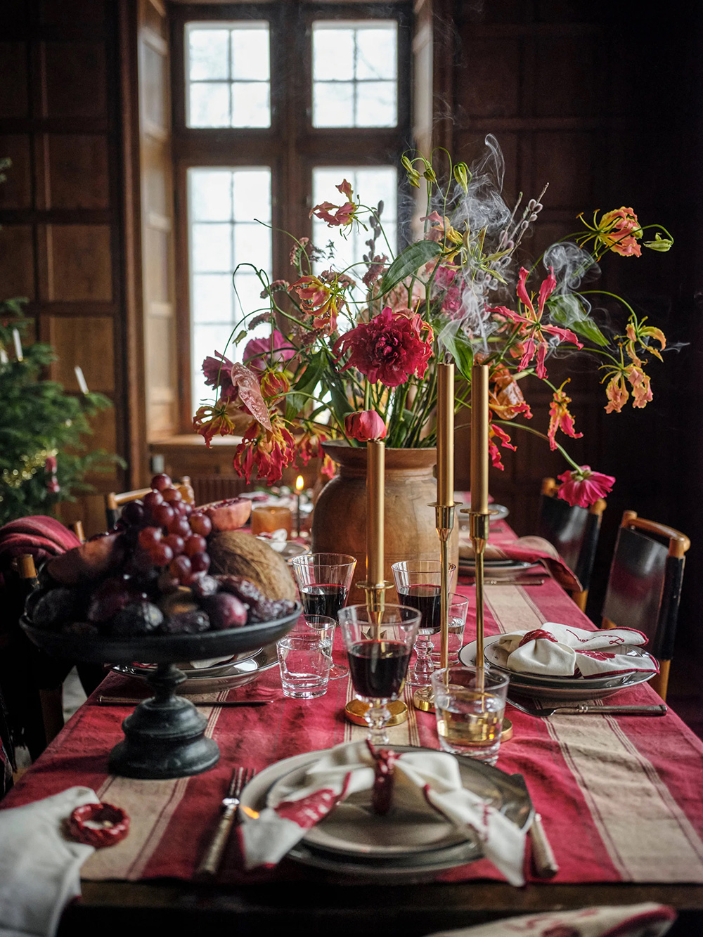 salle à manger décoration Noël