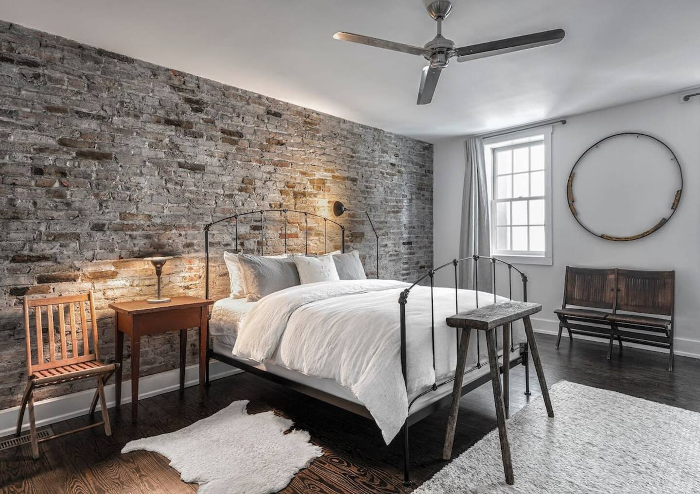 chambre mur briques loft chambre mur briques loft