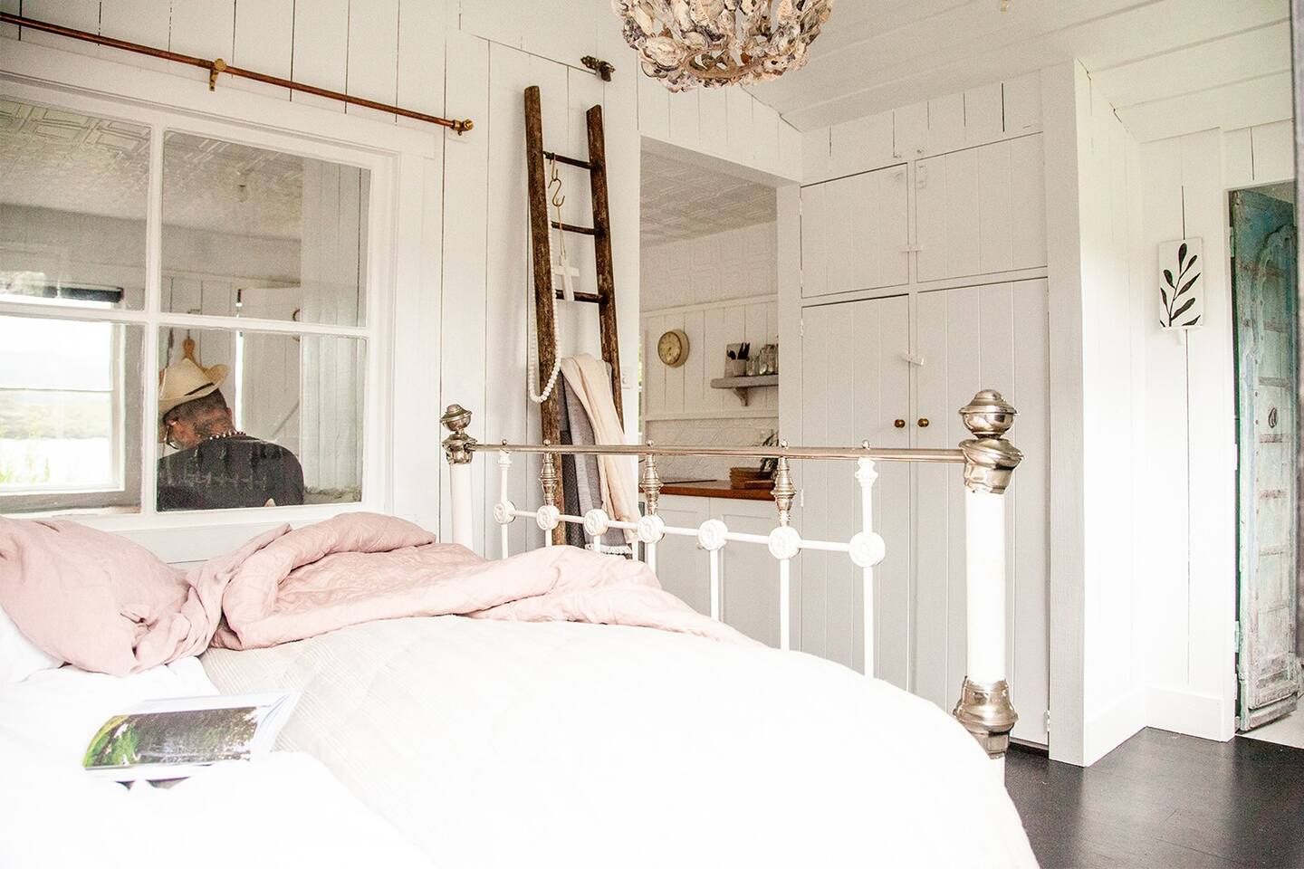 chambre style romantique maison en bois 37m2