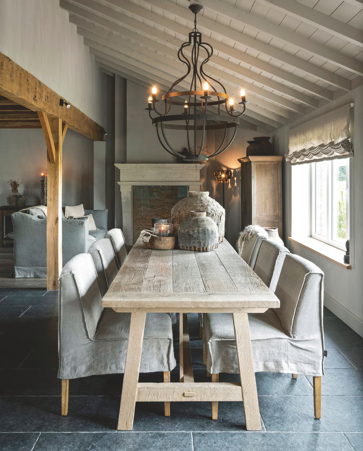 salle à manger avec poutres décoration contemporaine flamande rustique chic salle à manger avec poutres décoration contemporaine flamande rustique chic