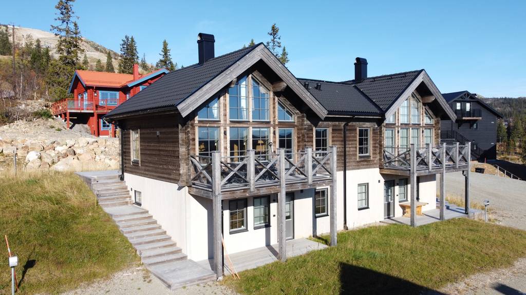 chalet de 102m2 intérieur bois