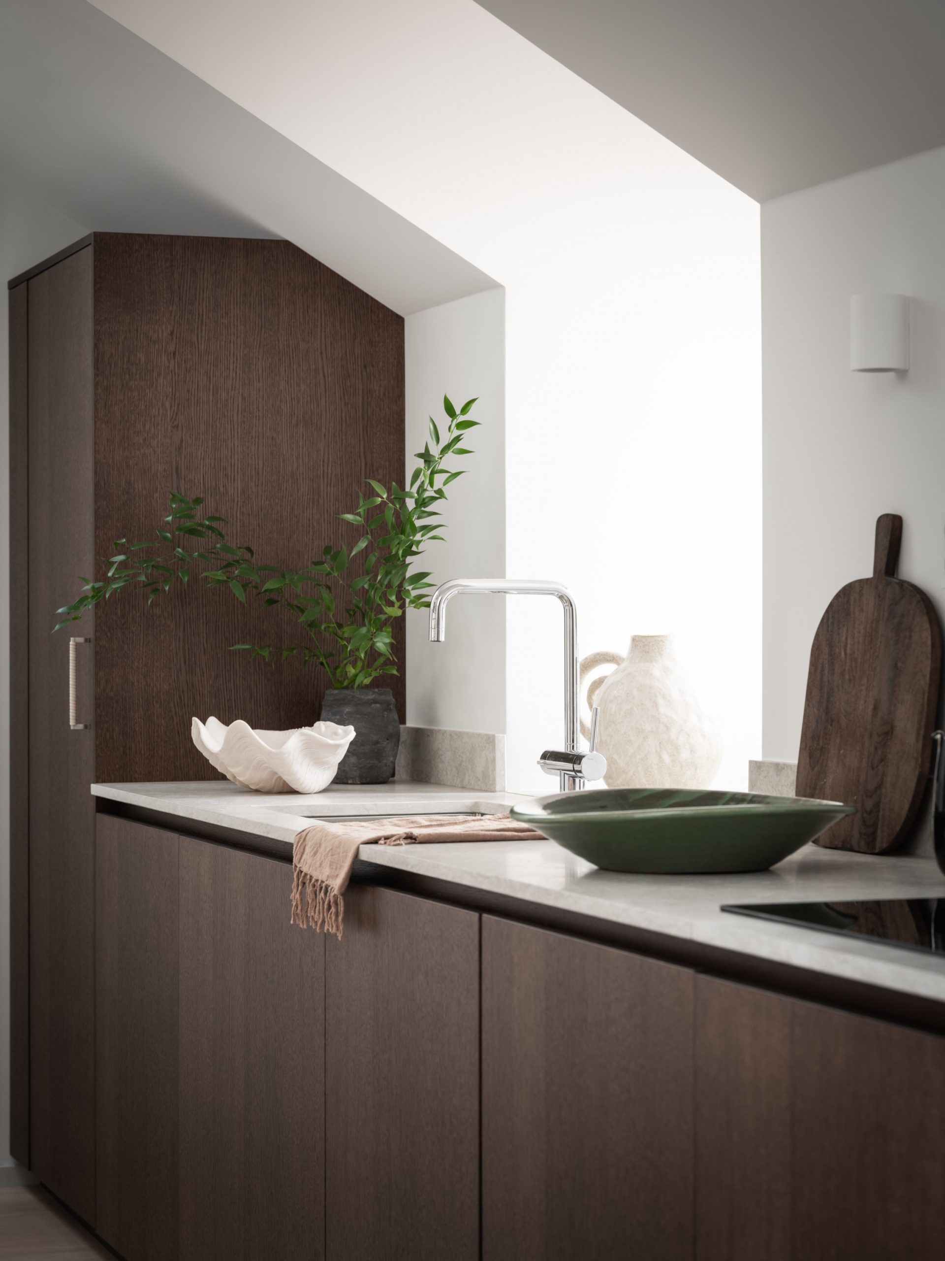 cuisine design noyer