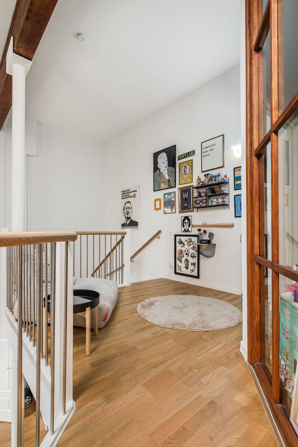 palier étage avec garde-corps métal duplex 108m2