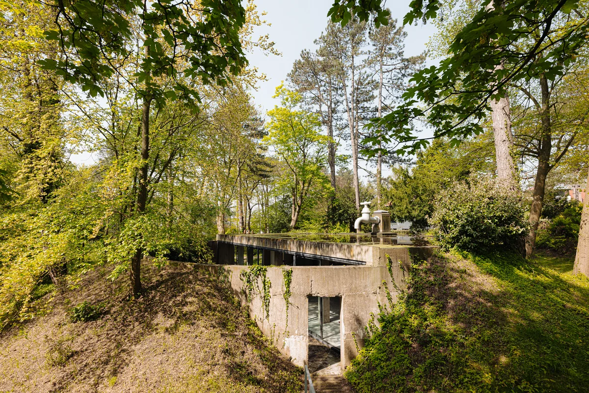 maison architecte béton semi-enterrée maison architecte béton semi-enterrée