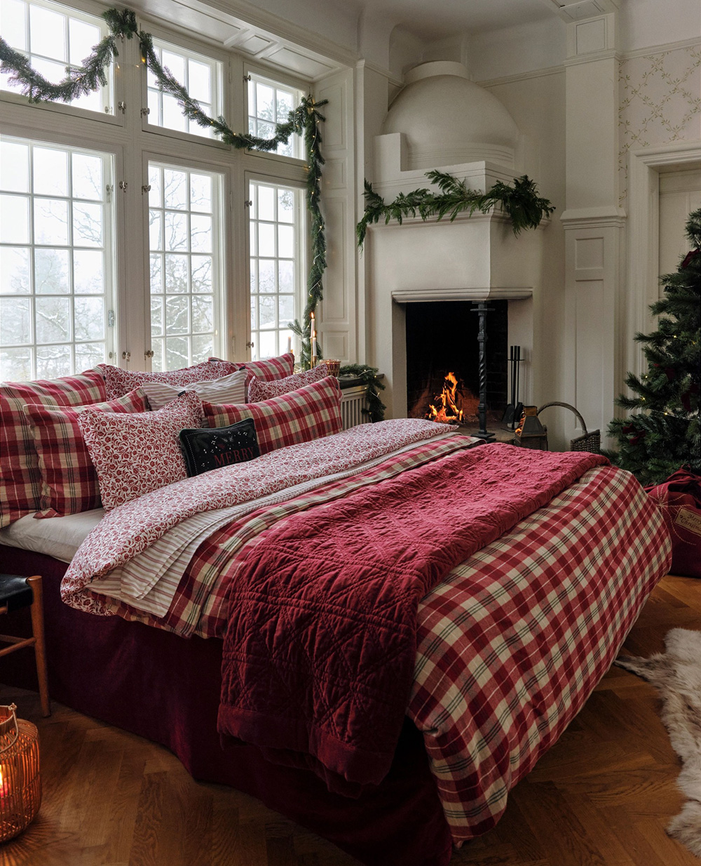 chambre décoration Noël