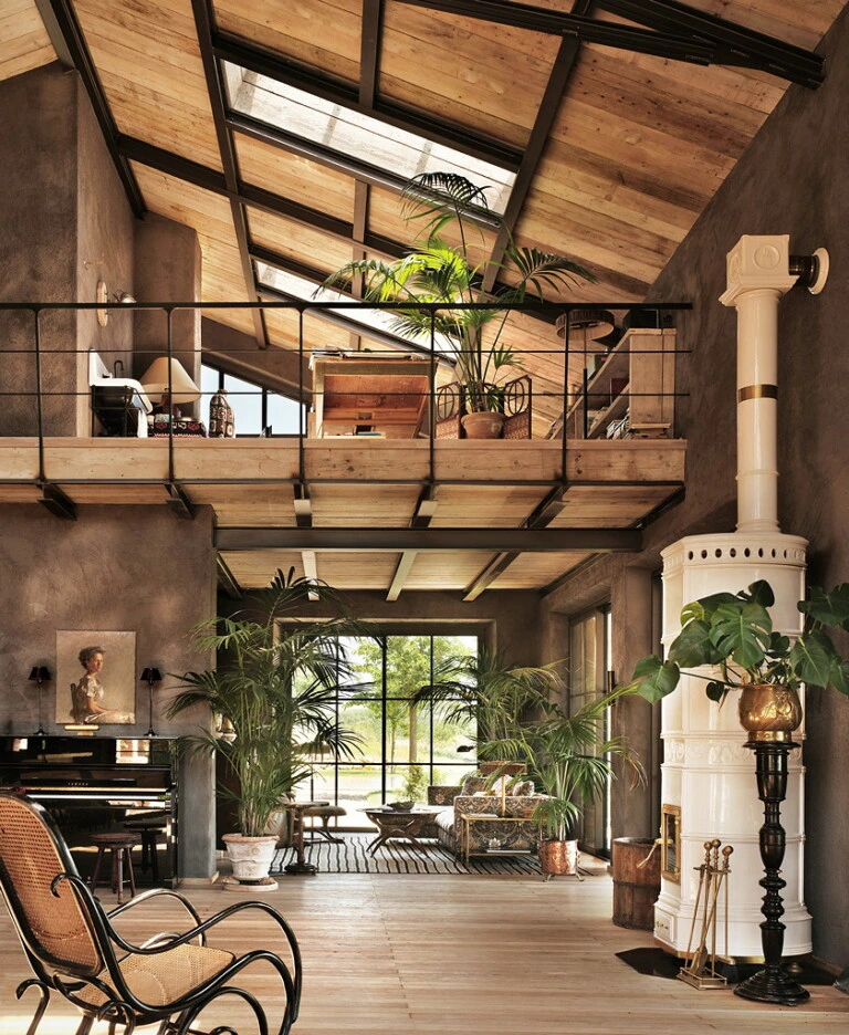 salon avec mezzanine maison décoration contemporaine salon avec mezzanine maison décoration contemporaine