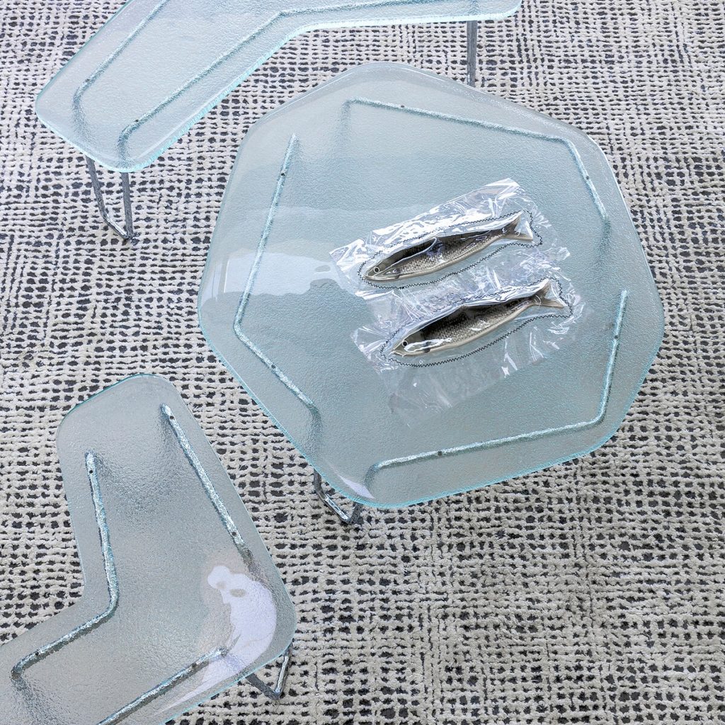 table basse verre collection OTTO Nomad Escape collaboration Catalogue AM PM 2025 table basse verre collection OTTO Nomad Escape collaboration Catalogue AM PM 2025