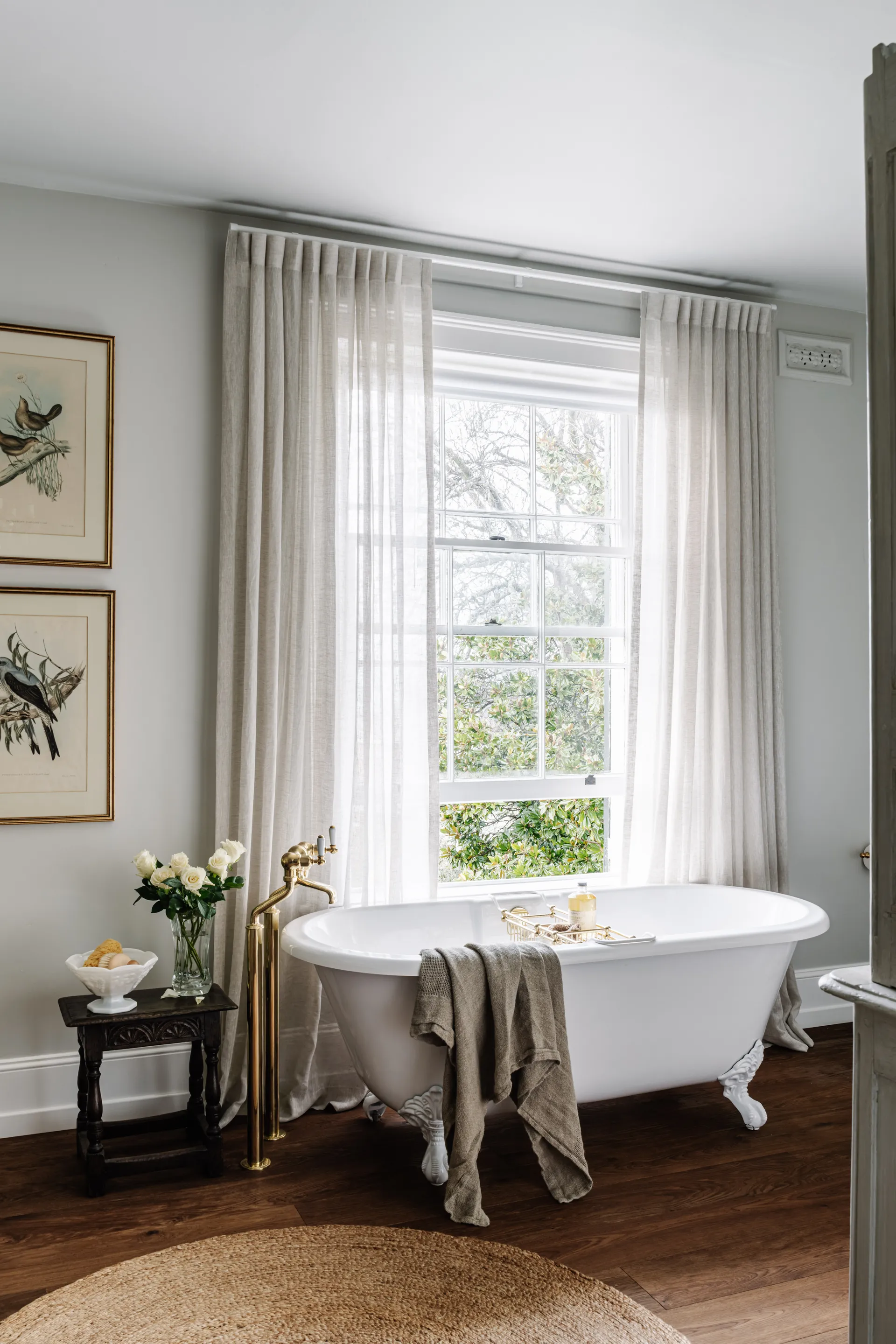 salle de bain maison ancienne rénovée Beulah House Tasmanie