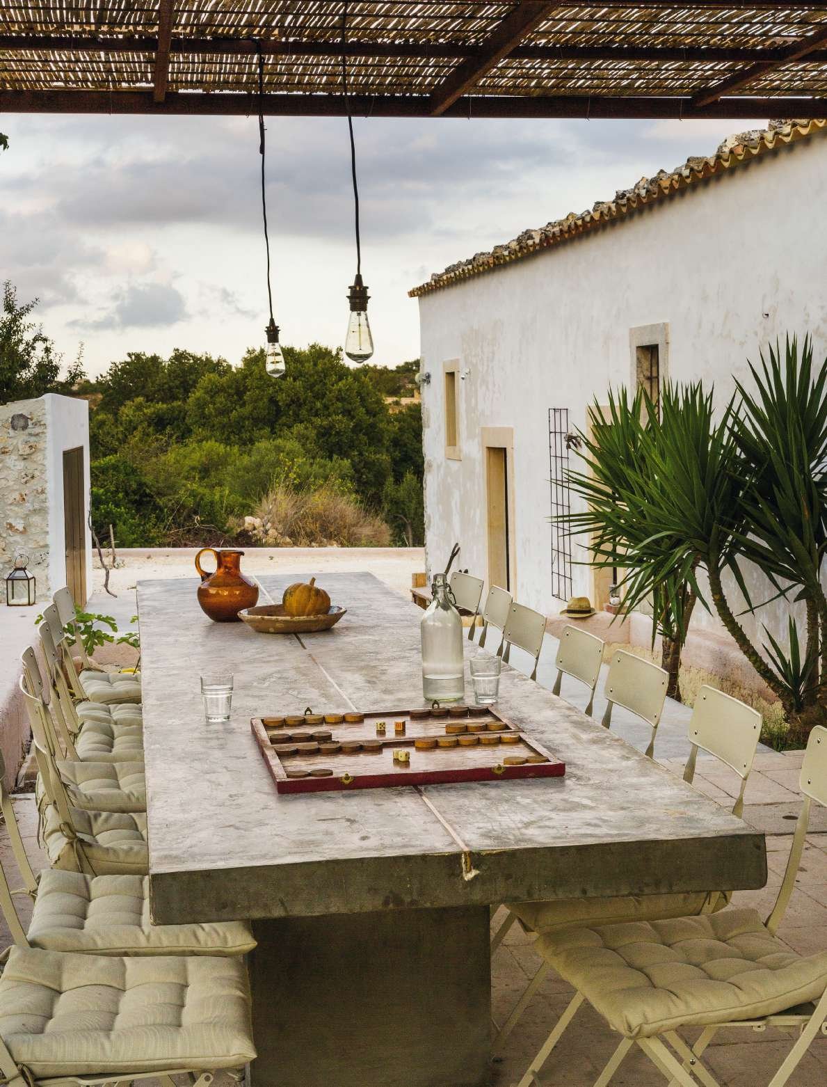 terrasse avec pergola maison traditionnelle en Sicile Casa Balat terrasse avec pergola maison traditionnelle en Sicile Casa Balat